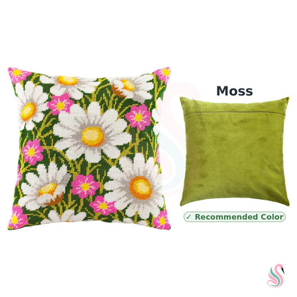 Needlepoint Pillow Kit "Daisies"