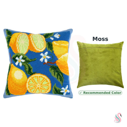 Needlepoint Pillow Kit "Lemons"