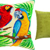 Needlepoint Pillow Kit "Two Parrots"