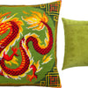 Needlepoint Pillow Kit "Chinese Dragon"