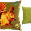 Needlepoint Pillow Kit "Squirrel"