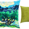 Needlepoint Pillow Kit "Olive Trees"