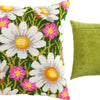 Needlepoint Pillow Kit "Daisies"