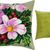 Needlepoint Pillow Kit "Christmas Flowers"