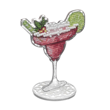 DIY Cross-Stitch Kit: "Cocktail Charm"