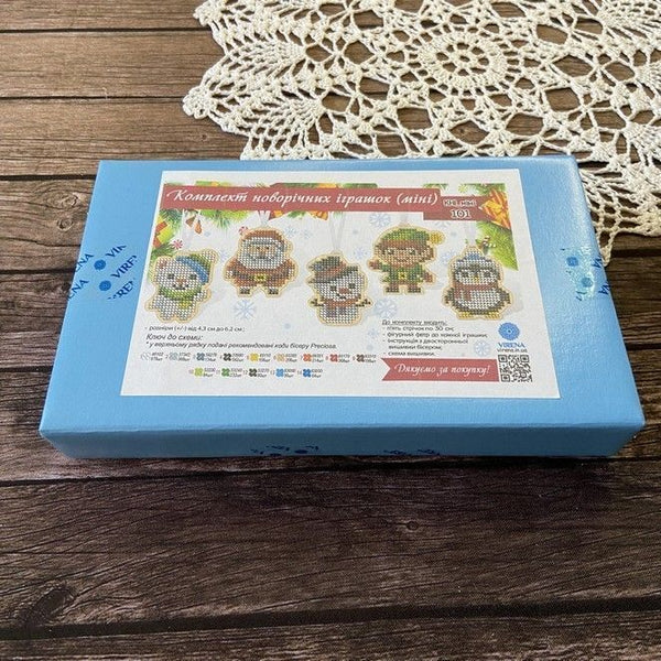 Christmas Bead Embroidery Kit Christmas toys 