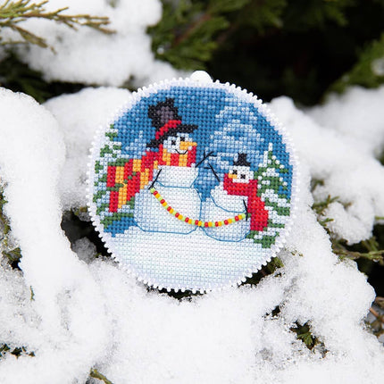 DIY Cross stitch kit "Winter evening"