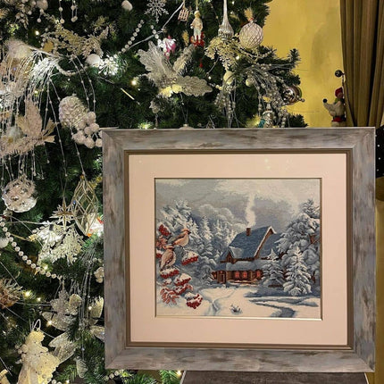 DIY Counted Cross Stitch Kit "Frosty evening"