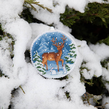 DIY Cross stitch kit "Winter evening"