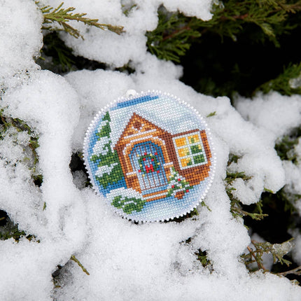 DIY Cross stitch kit "Winter evening"