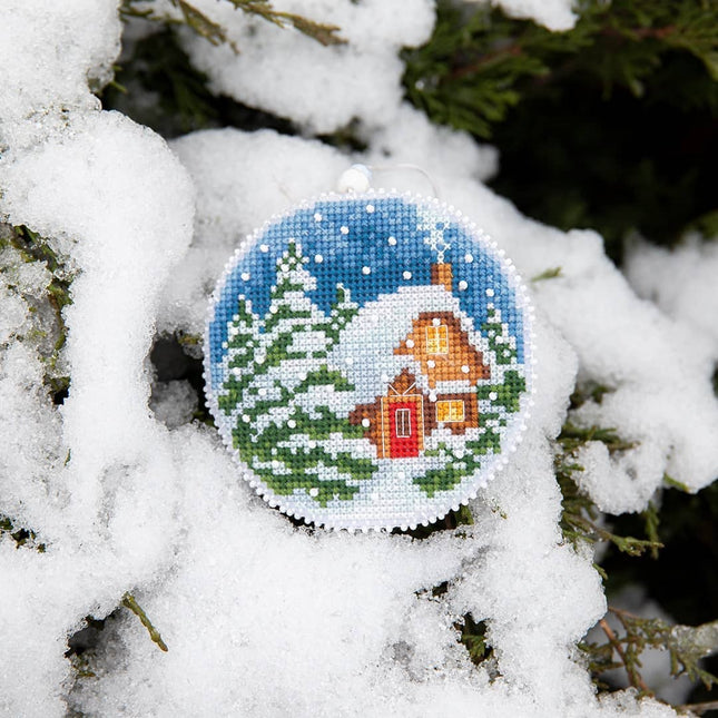 DIY Cross stitch kit "Winter evening"