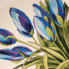 DIY Counted Cross Stitch Kit "Sky-blue tulips"