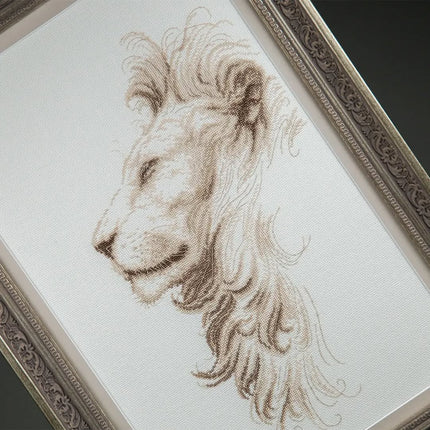 DIY Counted Cross Stitch Kit "Lion"