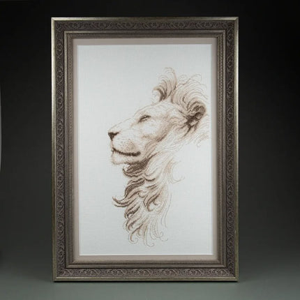 DIY Counted Cross Stitch Kit "Lion"