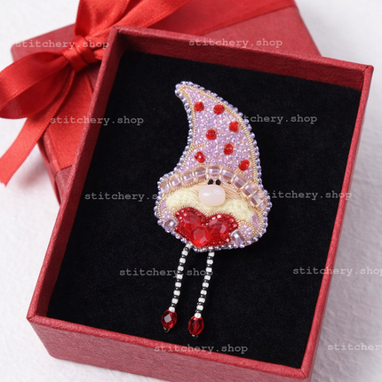 Beadwork kit for creating broоch ""