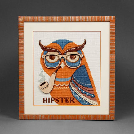 Counted Cross Stitch Kit "Hipster fox"
