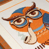 Counted Cross Stitch Kit "Owl-hipster"