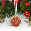 Christmas Bead Embroidery Kit Christmas toys "Tiger" Set 5 pcs Christmas tree toys