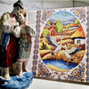 Counted Cross Stitch Kit "On water meadows"