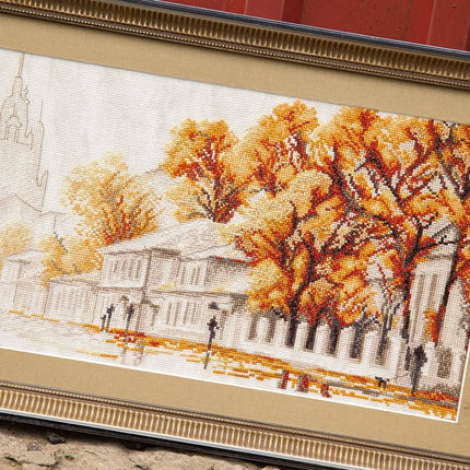 DIY Counted Cross Stitch Kit "Rainy day"