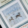 DIY Counted Cross Stitch Kit "Winter hares"