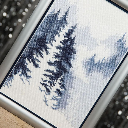 Counted Cross Stitch Kit "Winter forest"
