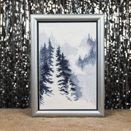 Counted Cross Stitch Kit "Winter forest"