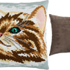 Cross Stitch Pillow Kit "Cat"