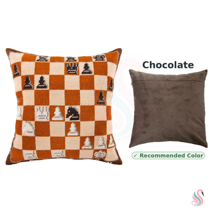 Needlepoint Pillow Kit "Chess"