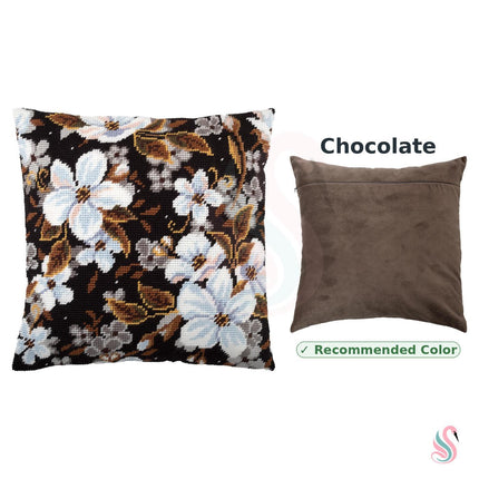Needlepoint Pillow Kit "Apple Blossom"