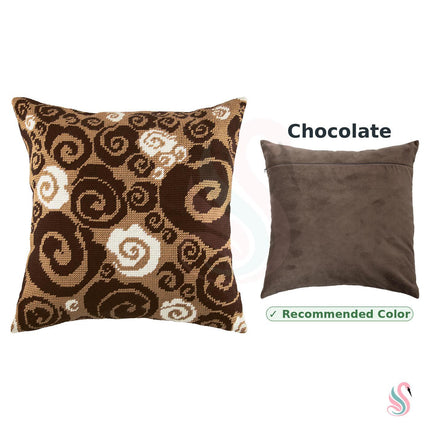 Needlepoint Pillow Kit "Cappuccino"