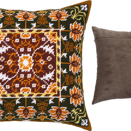 Needlepoint Pillow Kit "Little Flowers Pattern"