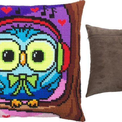 Cross Stitch Pillow Kit "Little Owl"