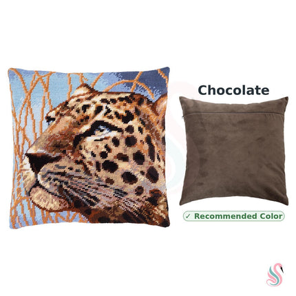 Needlepoint Pillow Kit "Leopard"