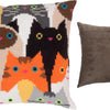 Cross Stitch Pillow Kit "Cat Choir"