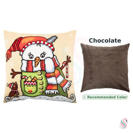 Needlepoint Pillow Kit "Snowman"