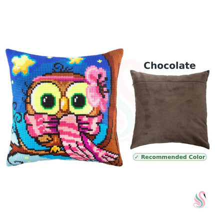 Cross Stitch Pillow Kit "Little Owl"