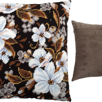 Needlepoint Pillow Kit "Apple Blossom"
