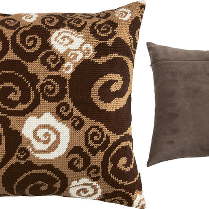 Needlepoint Pillow Kit "Cappuccino"