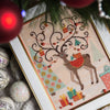 Counted Cross Stitch Kit "New Year Courier"