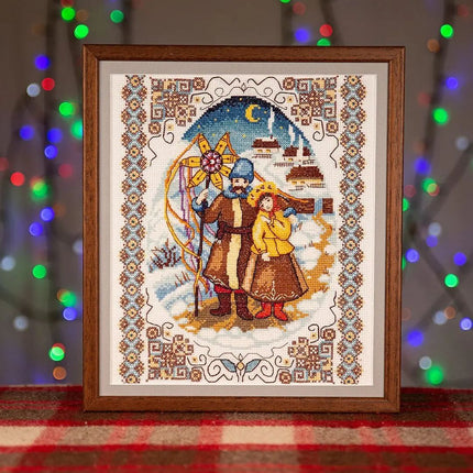 Counted Cross Stitch Kit "Evening before Christmas"