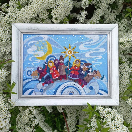 Counted Cross Stitch Kit "Carols"