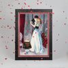 DIY Cross stitch kit with a printed canvas "Romantic evening"