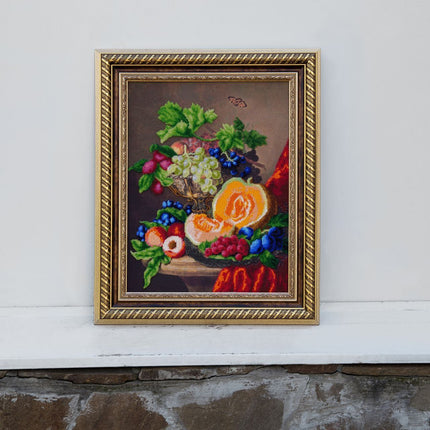 DIY Beadwork kit "Still life with pumpkin"