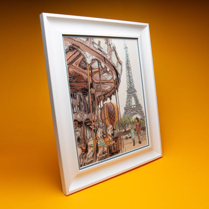 DIY Counted Cross Stitch Kit "French carousel"