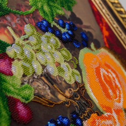 DIY Beadwork kit "Still life with pumpkin"