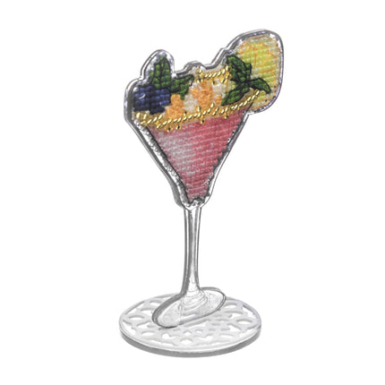 DIY Cross-Stitch Kit: "Cocktail Charm"