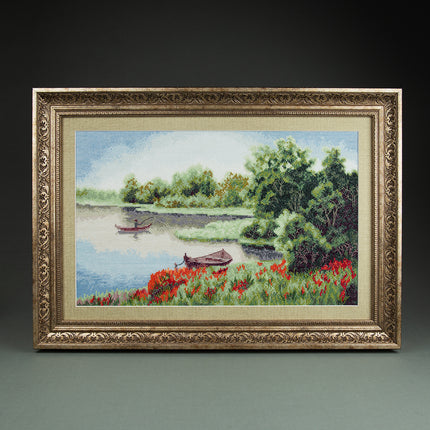 Counted Cross Stitch Kit "Quiet creek"
