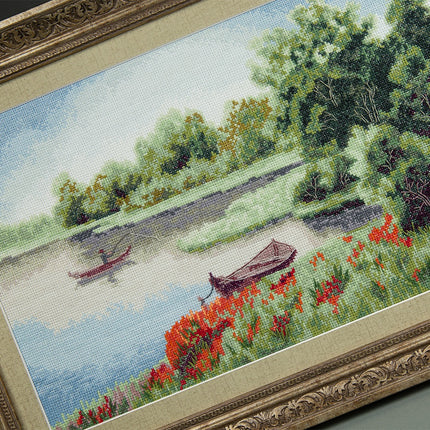 Counted Cross Stitch Kit "Quiet creek"