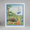 Counted Cross Stitch Kit "Road to the sea"